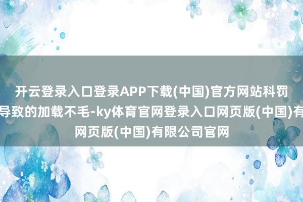 开云登录入口登录APP下载(中国)官方网站科罚因收罗问题导致的加载不毛-ky体育官网登录入口网页版(中国)有限公司官网